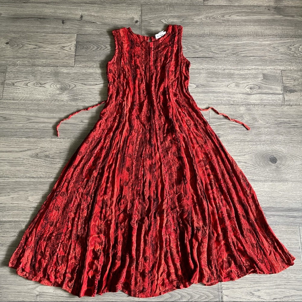 Boho dress - size M - red dress
